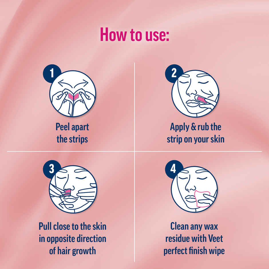 Veet Professional Face Wax Strips