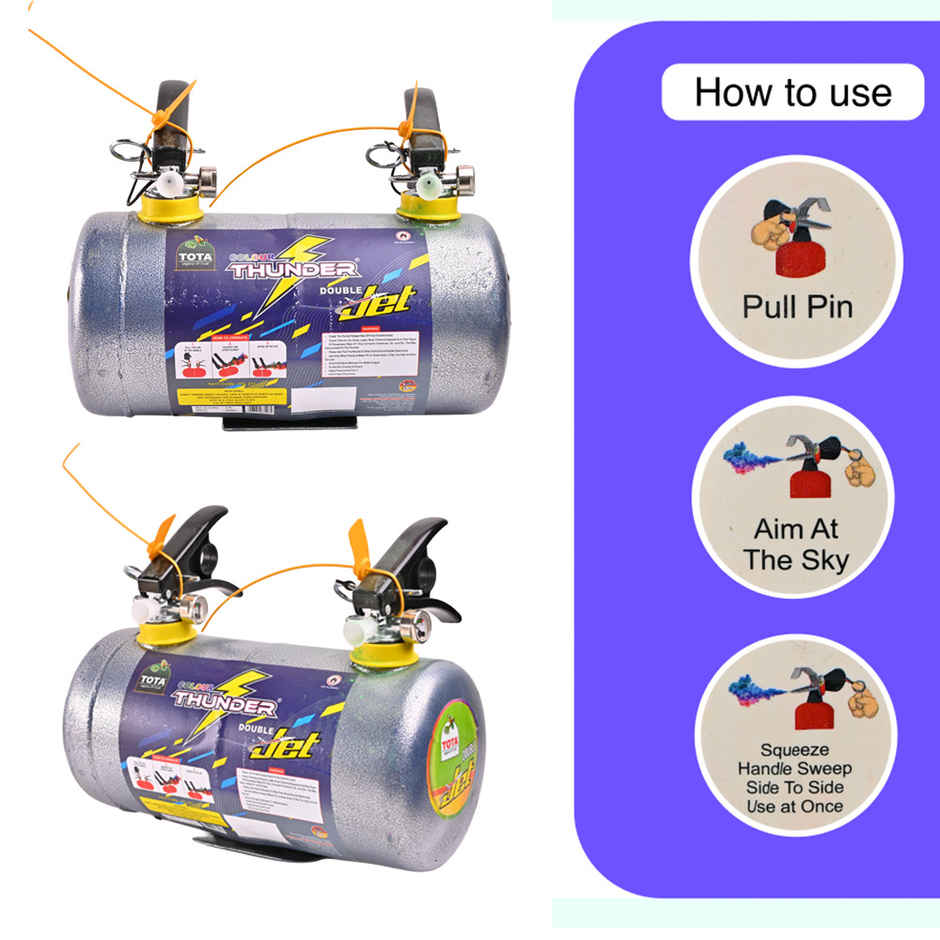 Thunder Double Jet Yellow Green  | Cylinder Spray | Tota
