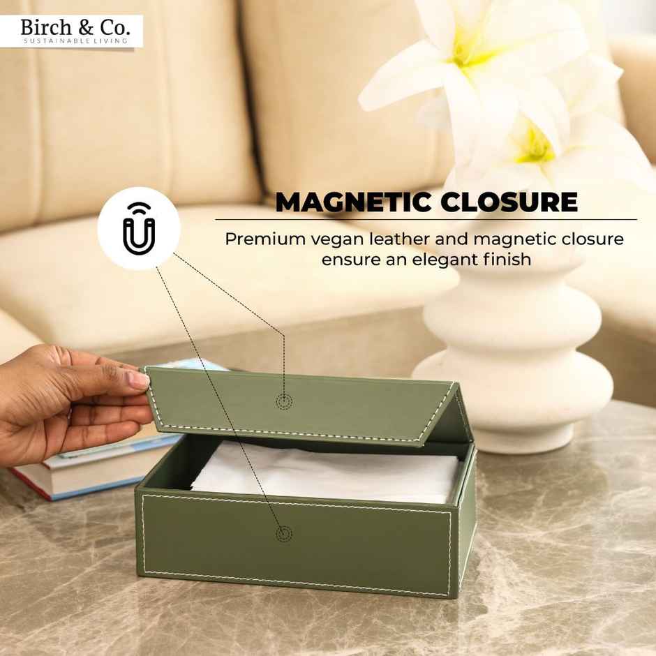 Birch & Co. Tissue Box - Mint