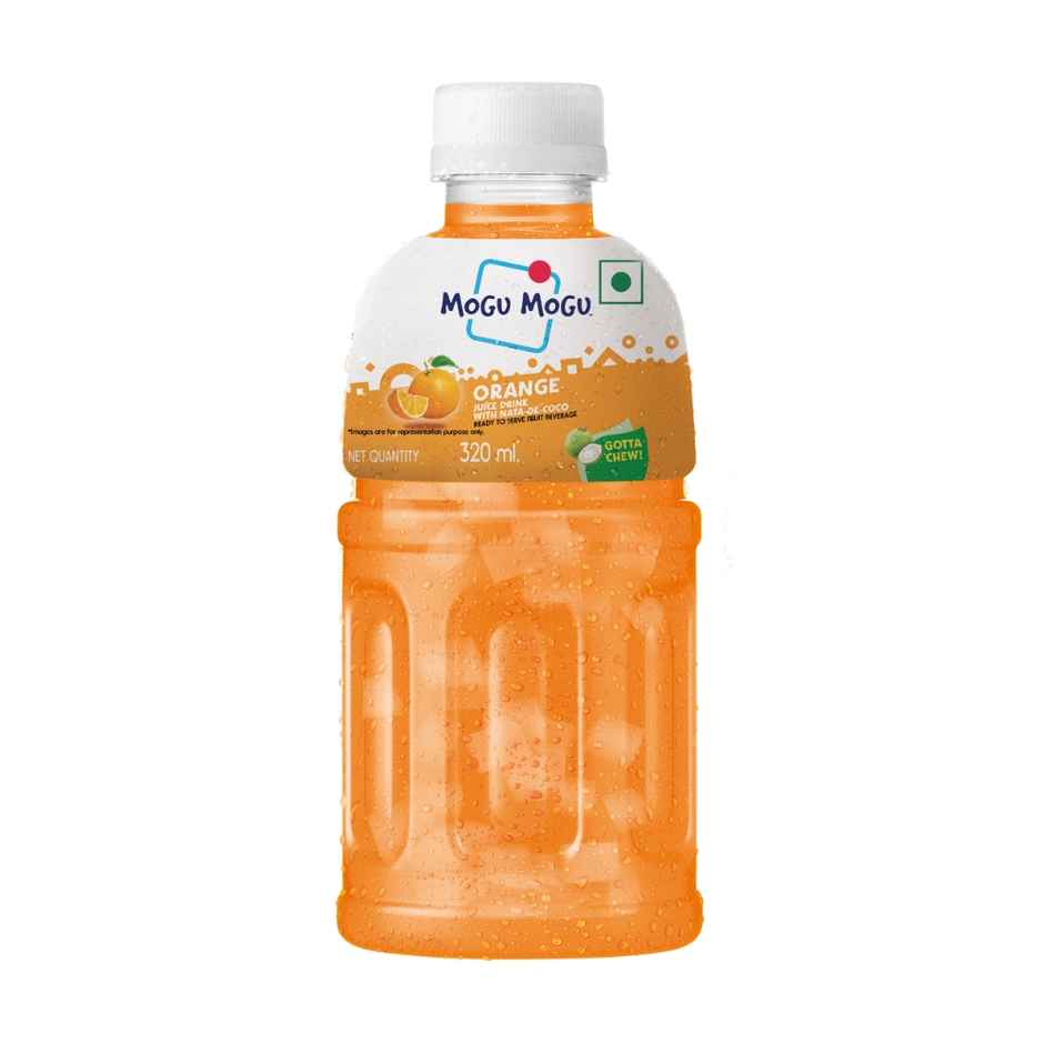 Mogu Mogu Orange Fruit Drink with Nata de Coco