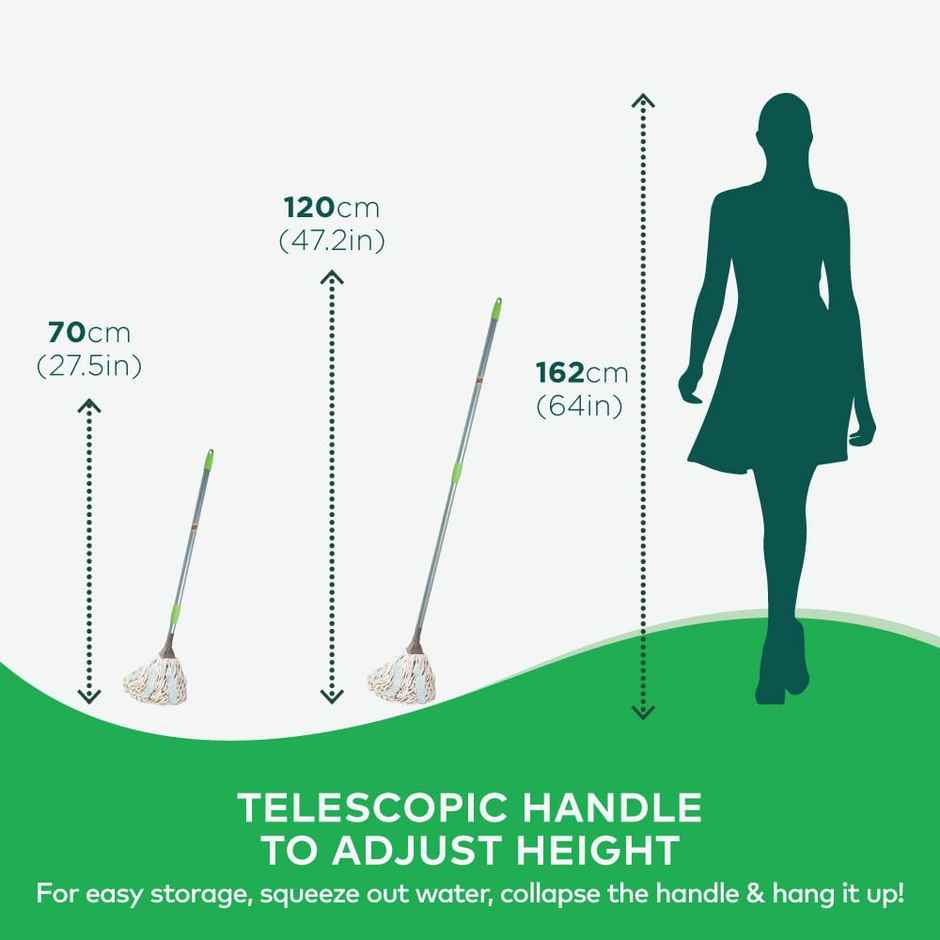 Scotch-Brite Cotton Mop With Telescopic Handle