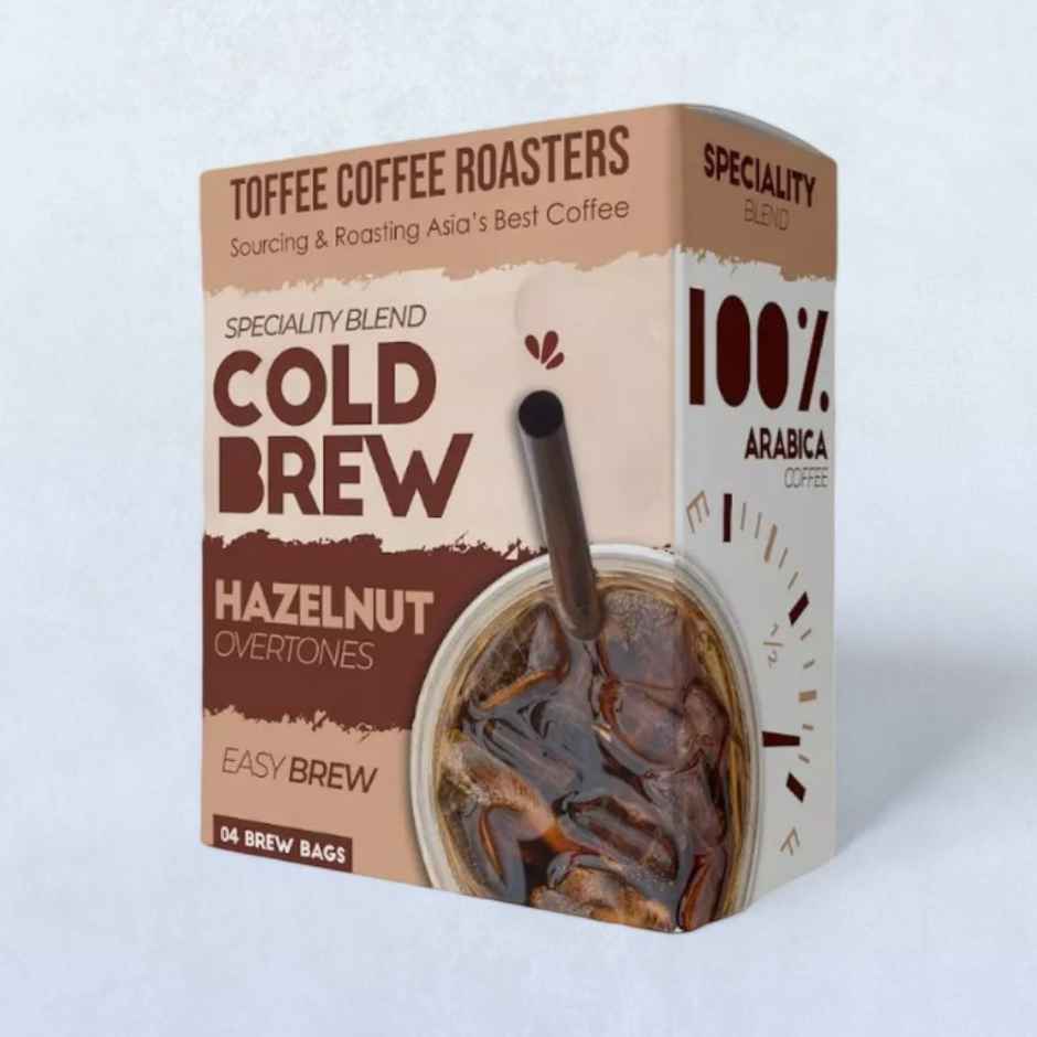 Toffee Coffee Roasters Hazelnut Light Cold Brew Coffee