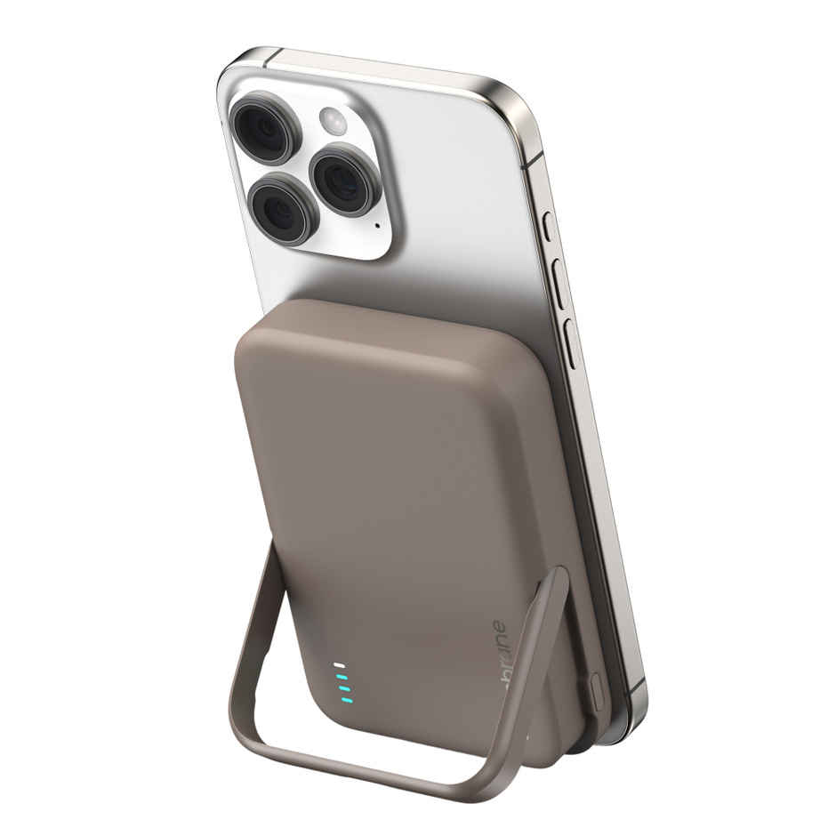 Ambrane MagSafe Power Bank | 22.5W | 10000mAh | Brown