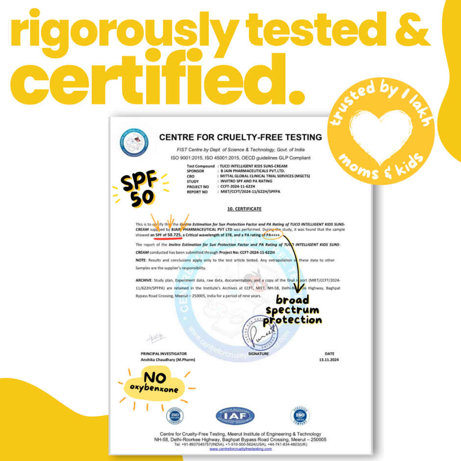 Tuco Kids Sunstick SPF 50+ Broad spectrum Protection