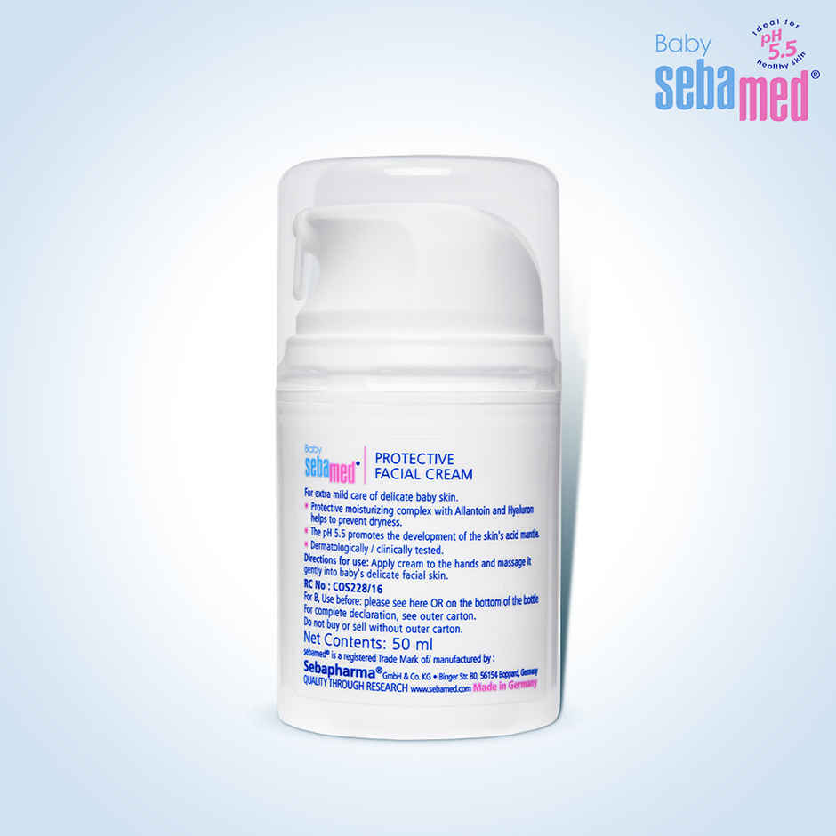 Baby Sebamed Protective Facial Cream | pH 5.5 | Baby Face Cream | Vitamin E for Soft Skin