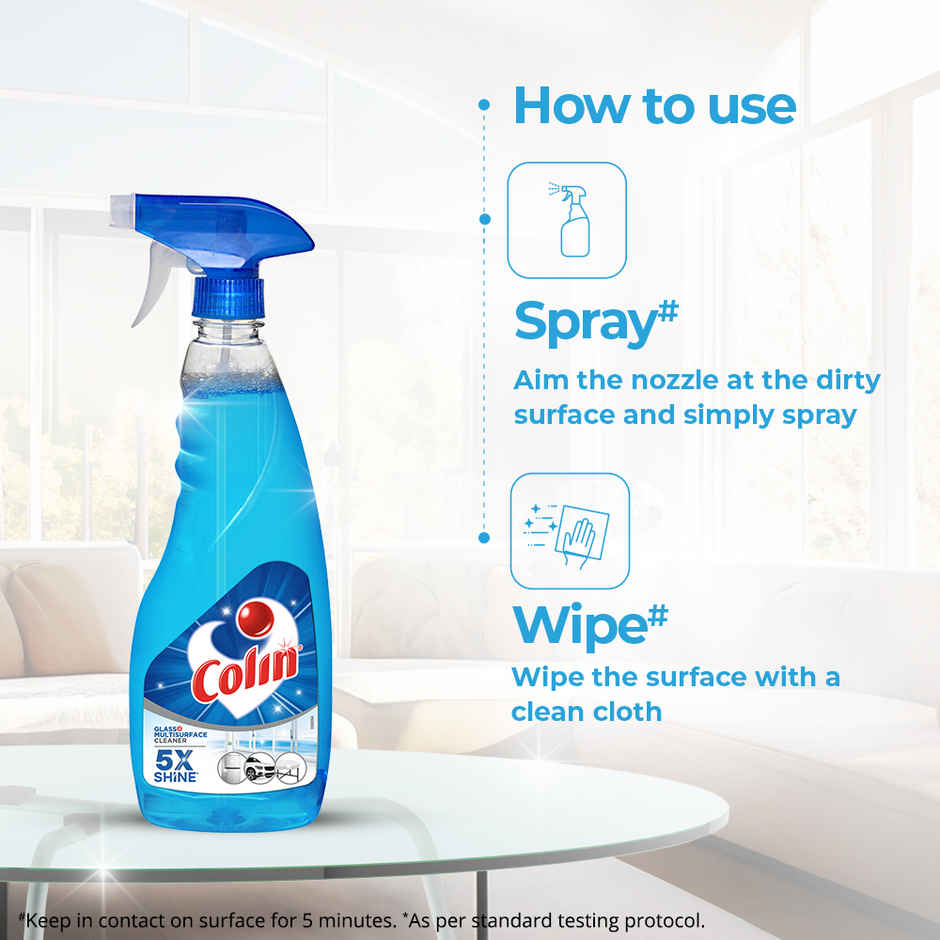 Colin Glass Cleaner & Surface Cleaner Liquid Spray