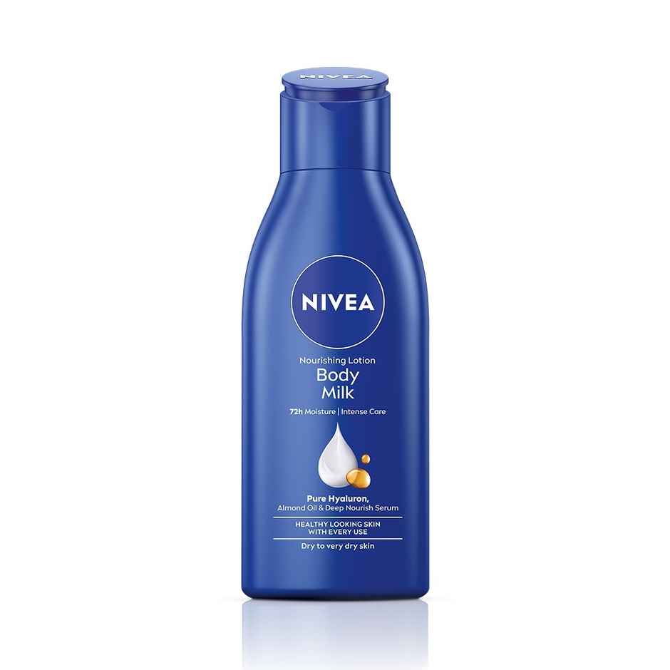 NIVEA Nourishing Body Lotion Body Milk|48 H Moisturization|2X Almond Oil|For Very Dry Skin