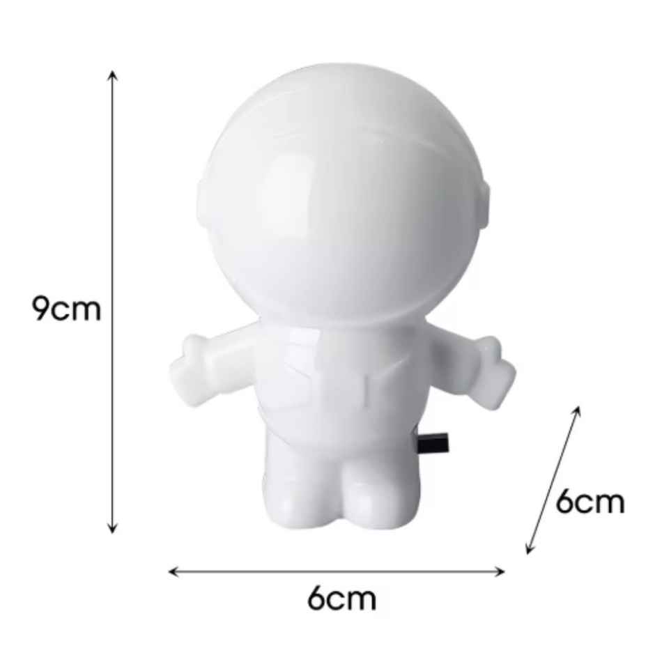 Hashwow Led Night Light - Cute Mini Astronaut Shape Wall Lamp For Home, Aisle, Hallway, Bedroom