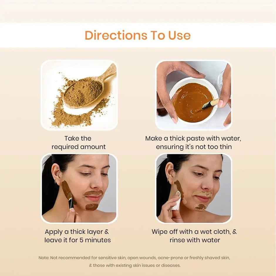 The Wellness Shop Turmeric Facial Wax Powder