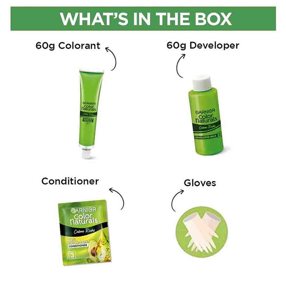 Garnier Color Naturals Long-Lasting Creme Hair Color | Brown - Shade 4