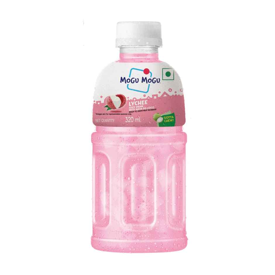 Mogu Mogu Lychee Fruit Drink with Nata de Coco