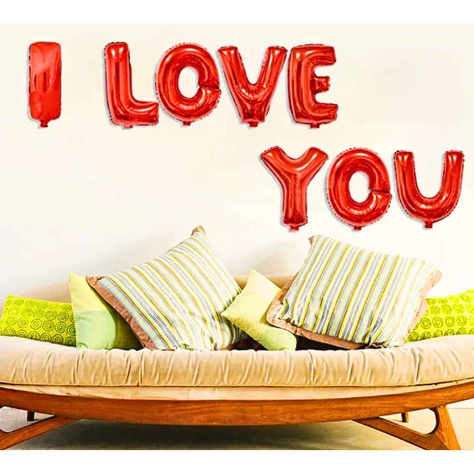 I Love You Foil Balloons | Let's Vybe
