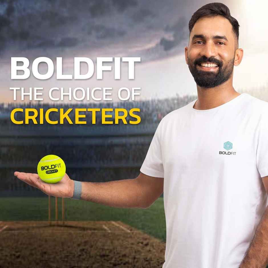Boldfit Tennis cricket ball , Light weight, Pack of 3 