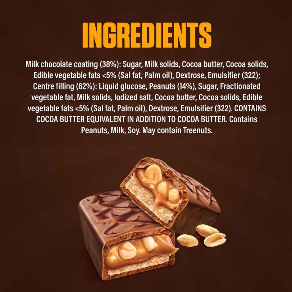 Snickers Nougat & Caramel Miniatures Filled Bar Chocolate Pack