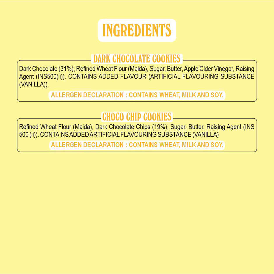 The Baker's Dozen Chocolate Cookie Collection | Diwali Gift Hamper | Chocolate Cookie Hamper