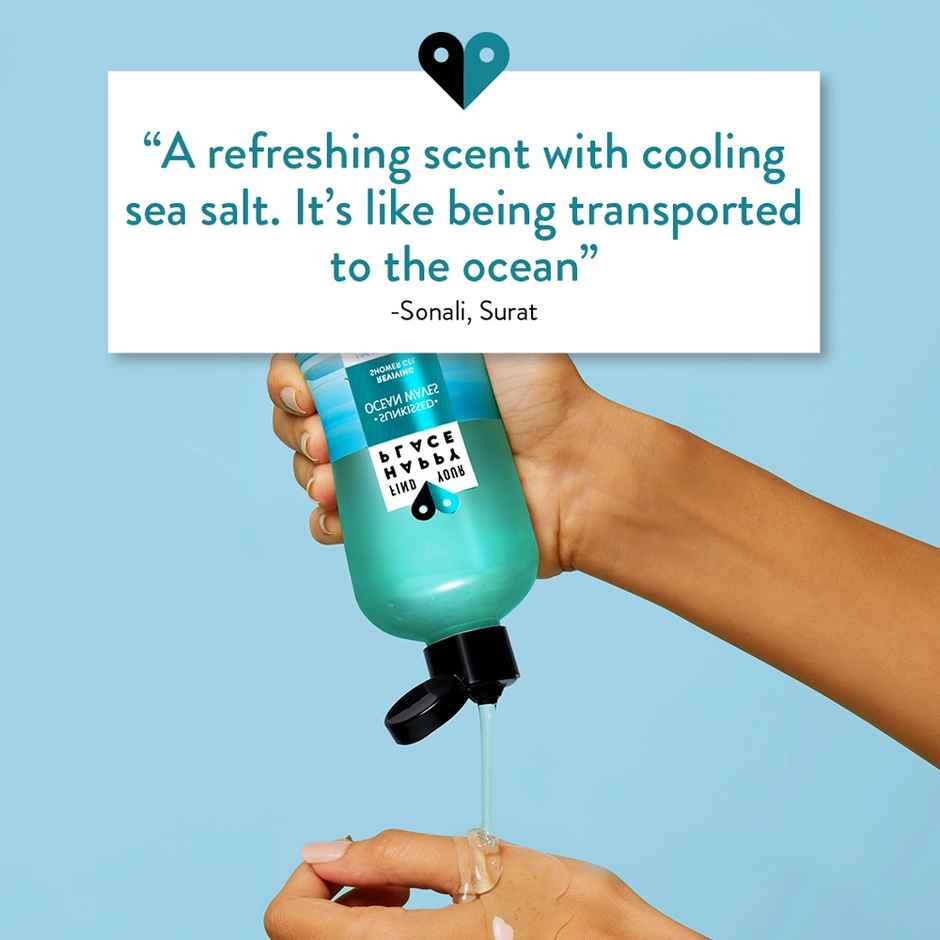 Find Your Happy Place Sunkissed Ocean Waves Shower Gel Sea Salt & Water Blossom