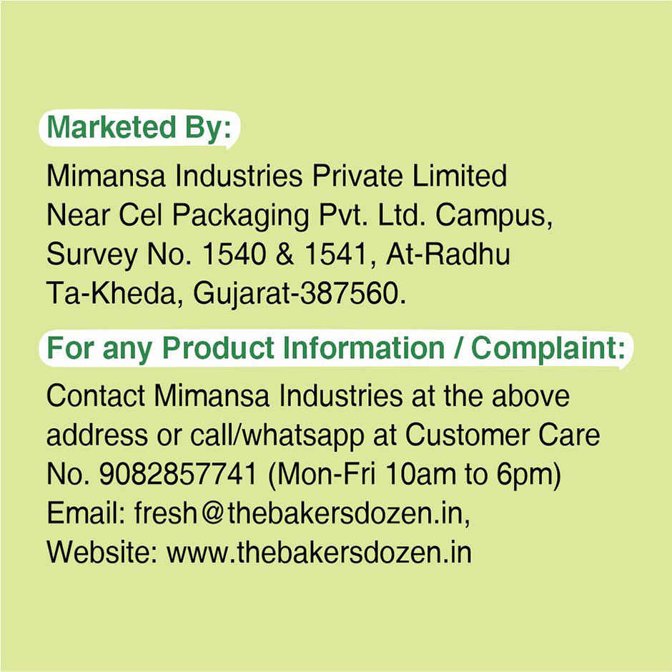 The Baker's Dozen Zero Maida Multigrain Bread | Whole wheat(Not Brown) |Superseed bread|Atta Bread