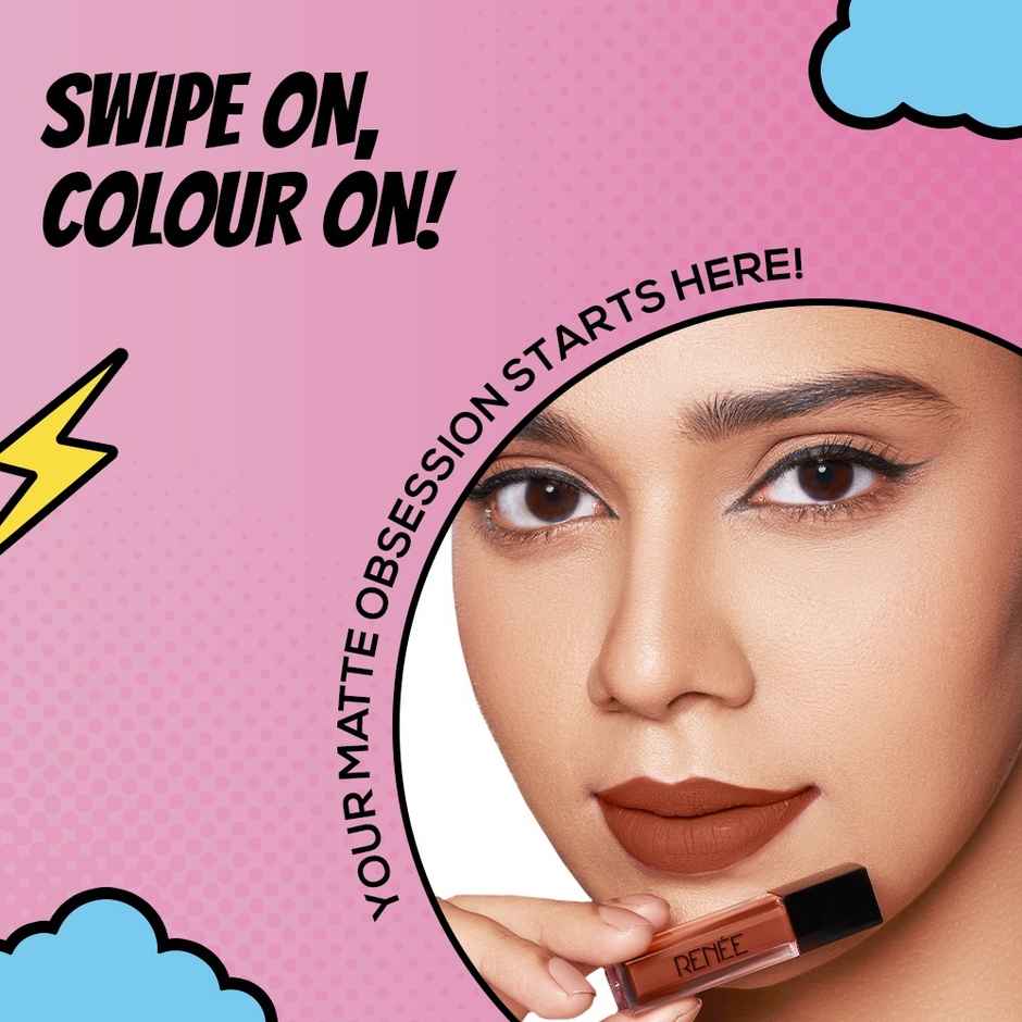 Renee Everyday Quick Stay Liquid Lipstick | 02 Toffee Temptation