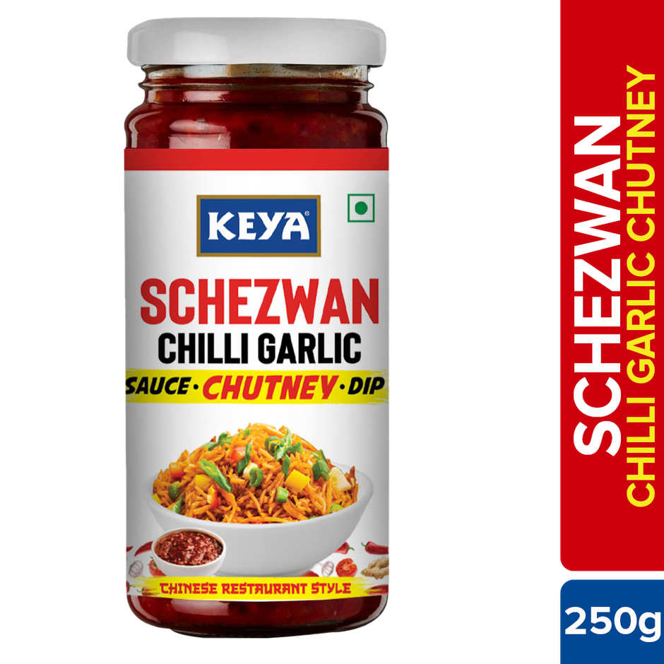 Keya Schezwan Chilli Garlic Chutney