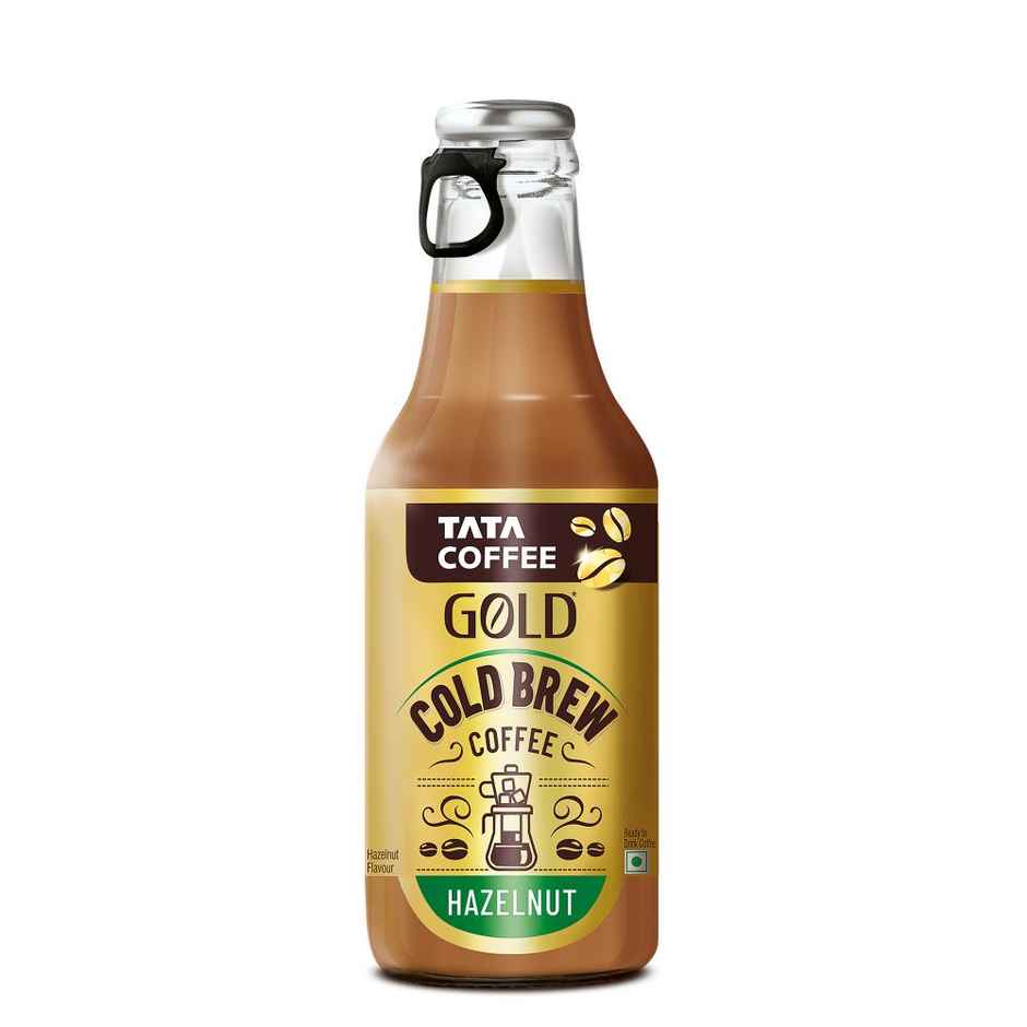 Tata Cold Brew Coffee, Hazelnut Iced Coffee, Rich & Creamy, Ready to Drink