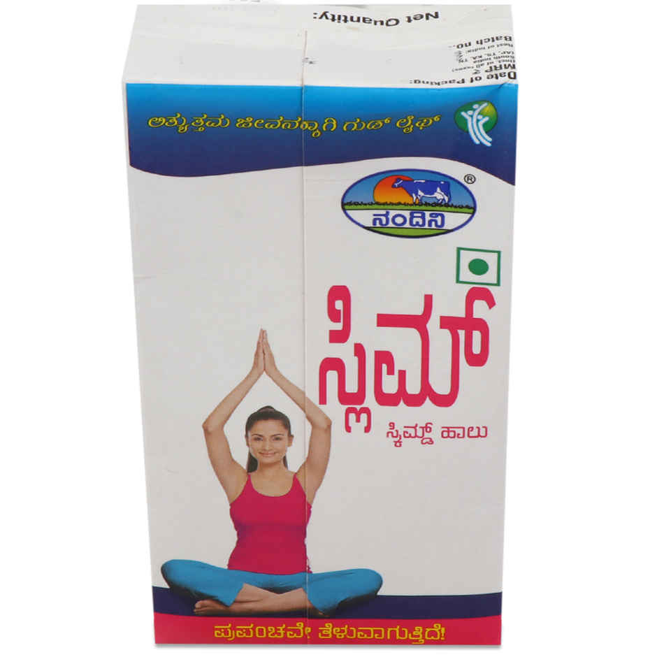 Nandini Goodlife Slim Skimmed Milk UHT (Tetra Pack Brik) Combo