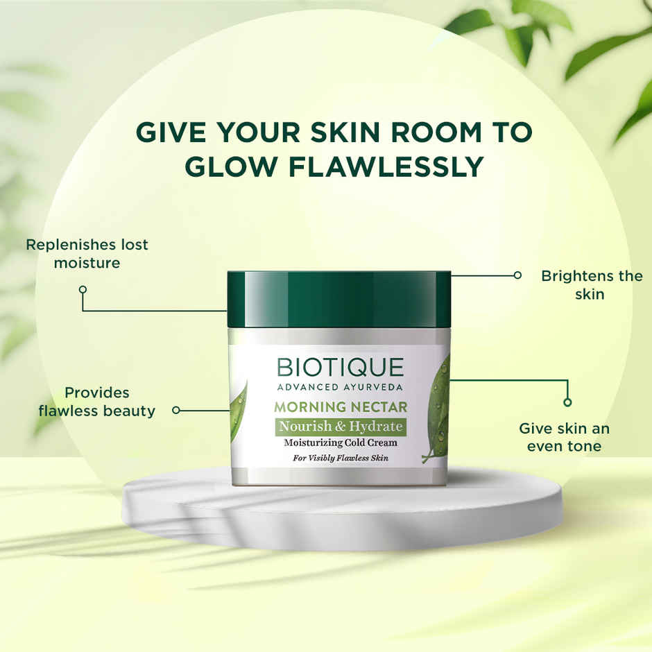 Biotique Morning Nectar Nourish & Hydrate Moisturizing Cold Cream