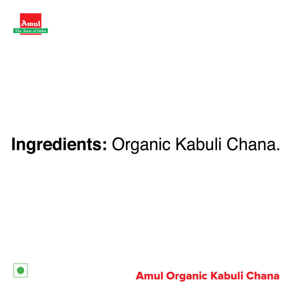 Amul Organic Kabuli Chana