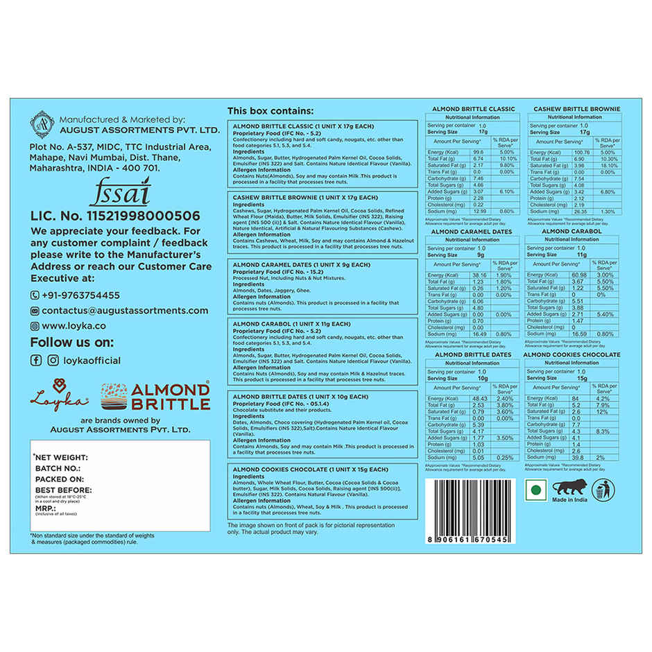 Loyka Occassions Assorted Nut Delicacies