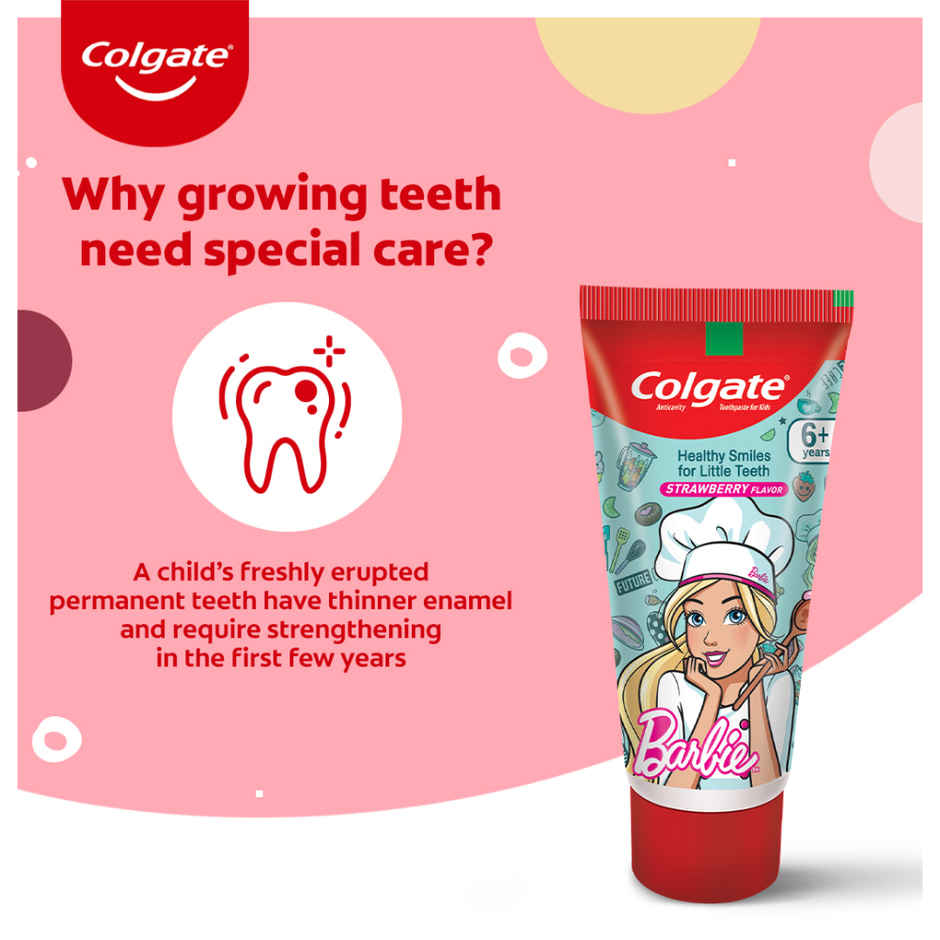 Colgate Kids Toothpaste - 6+ Years, Strawberry Flavour