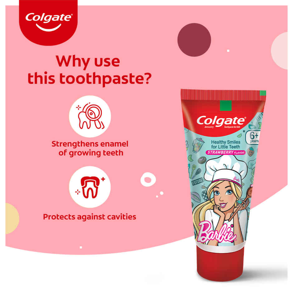Colgate Kids Toothpaste - 6+ Years, Strawberry Flavour