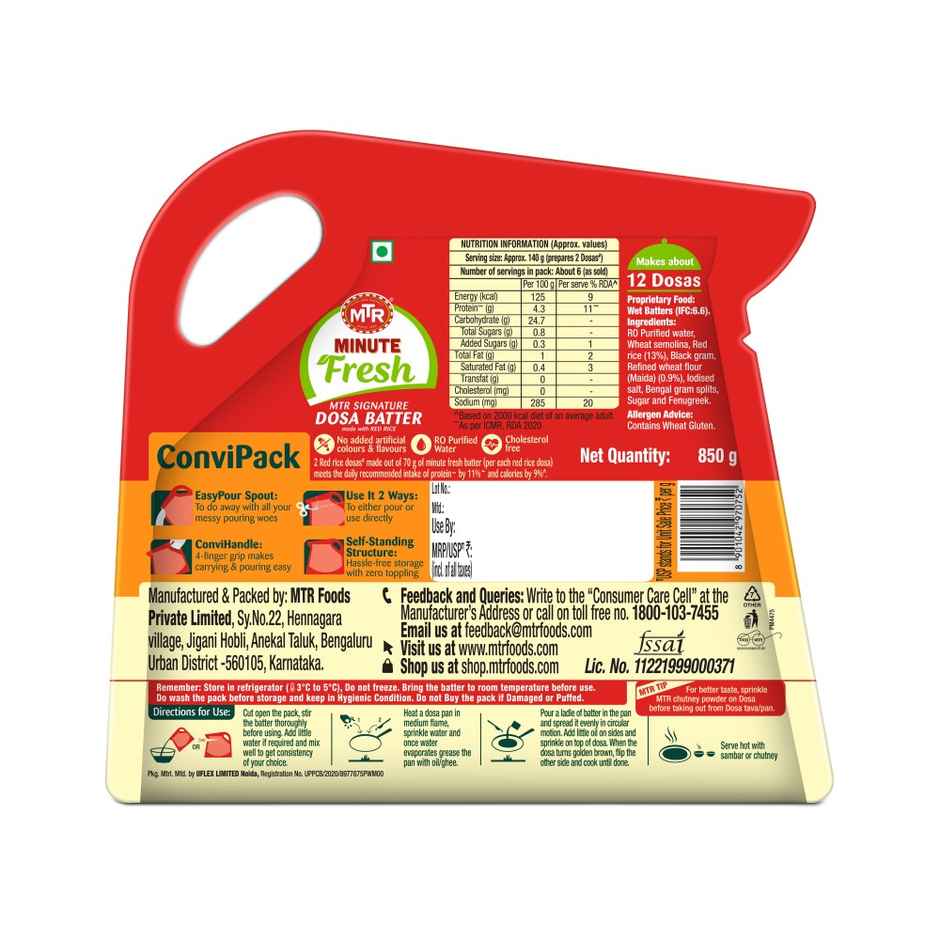 MTR Minute Fresh Red Rice Dosa Batter