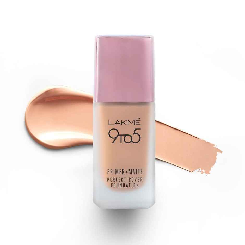 Lakme 9to5 Powerplay Priming Foundation, Built in Primer, SPF 20, Cool Ivory