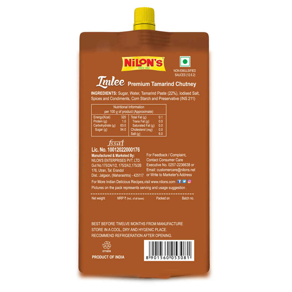 Nilon's Imlee- Tamarind Chutney