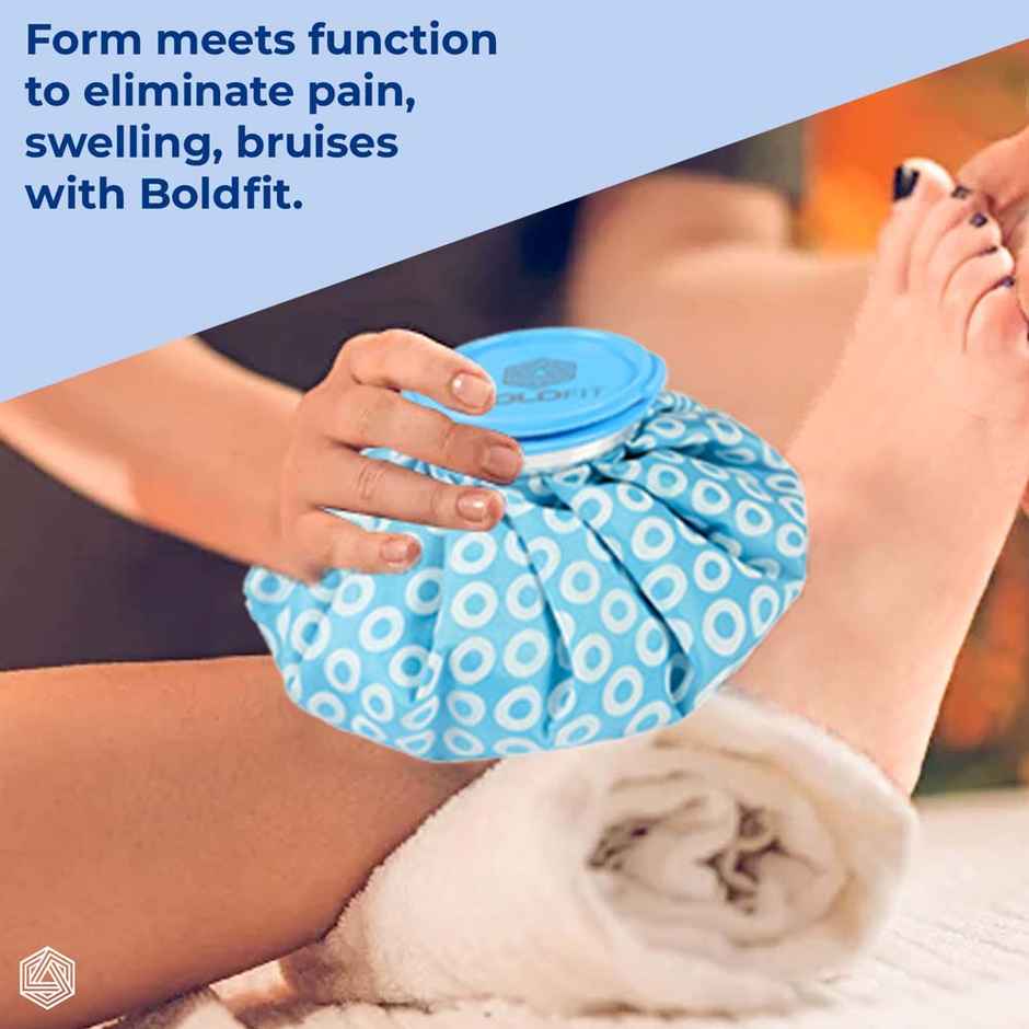 Boldfit Ice Water Bag For Pain Relief Cold Therapy- Blue 7.5
