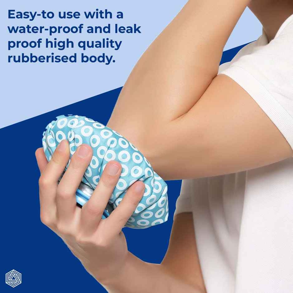 Boldfit Ice Water Bag For Pain Relief Cold Therapy- Blue 7.5