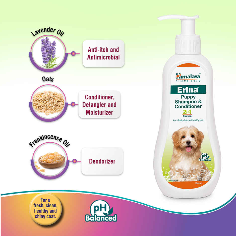 Himalaya Erina Puppy Shampoo & Conditioner