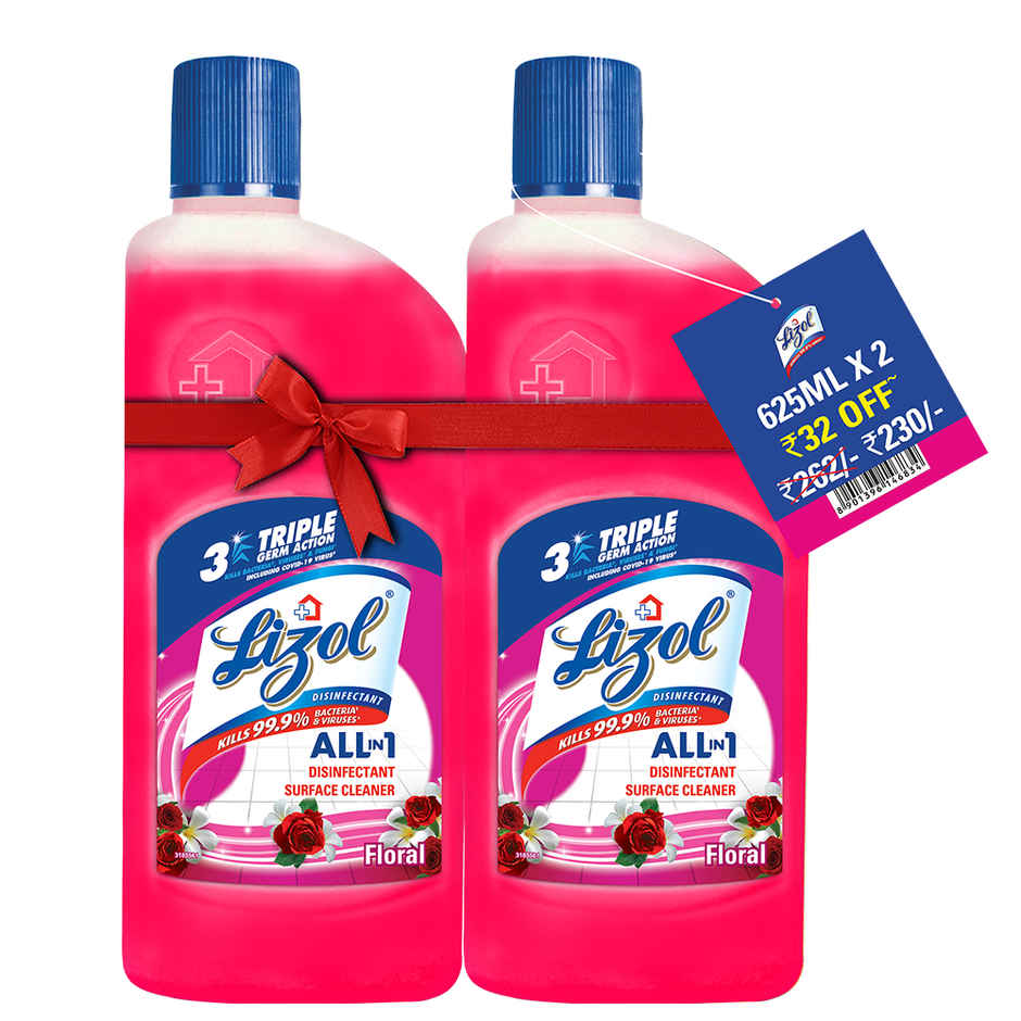 Lizol Disinfectant Surface & Floor Cleaner Liquid Floral