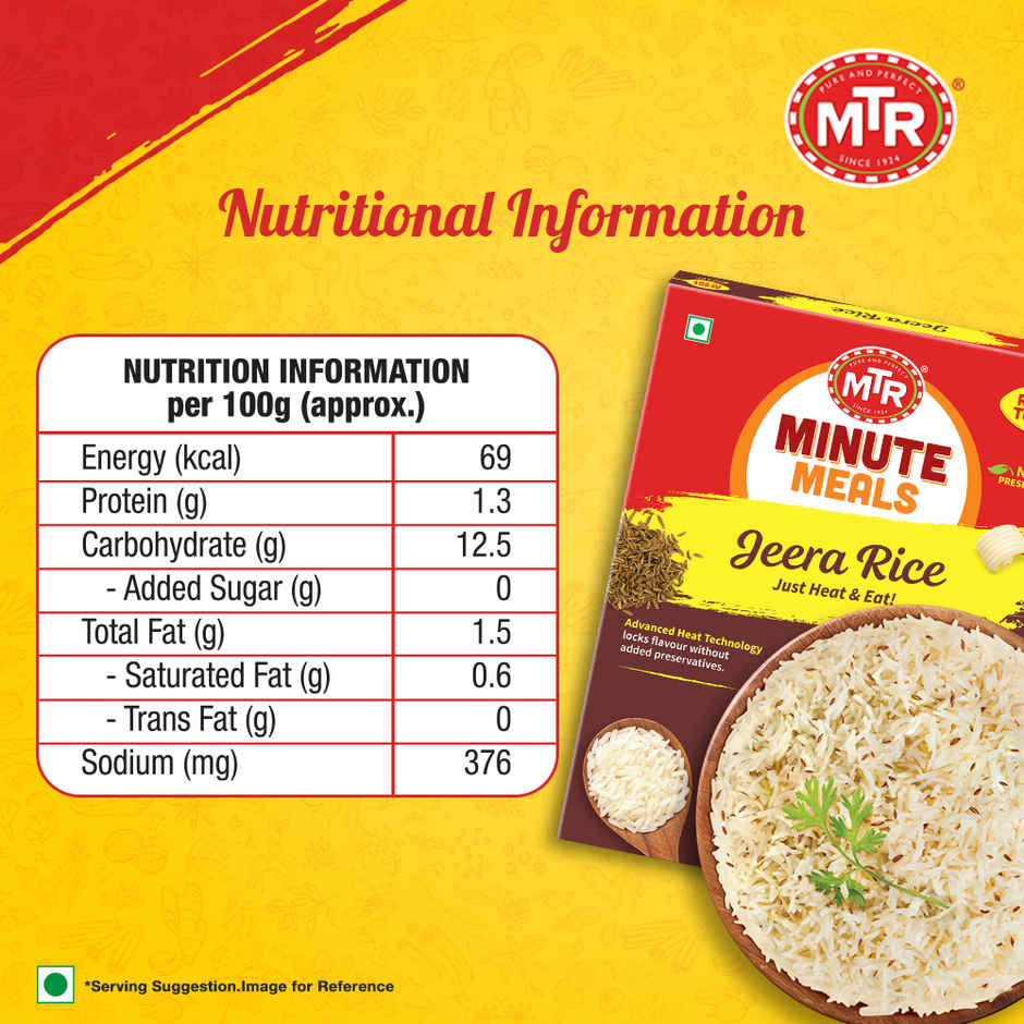 MTR Ready To Eat Jeera Rice