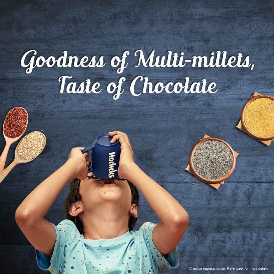 Millet Chocolate Horlicks Drink Mix | For 3 - 6 years Kids