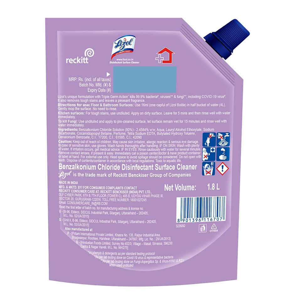 Lizol Lavender Floor Cleaner Liquid