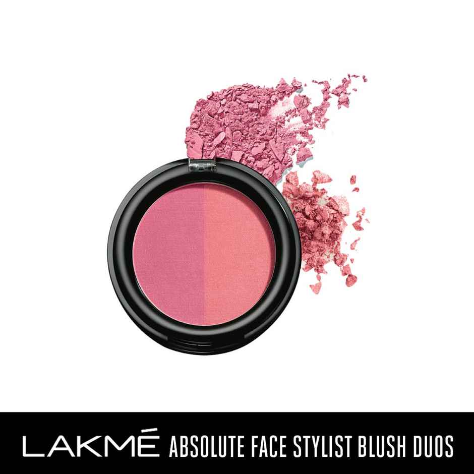 Lakme Absolute Face Stylist Blush Duos | Pink Blush
