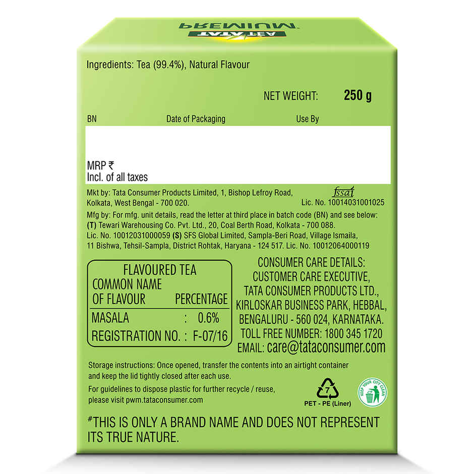 Tata Tea Premium Kolkata Street Chai