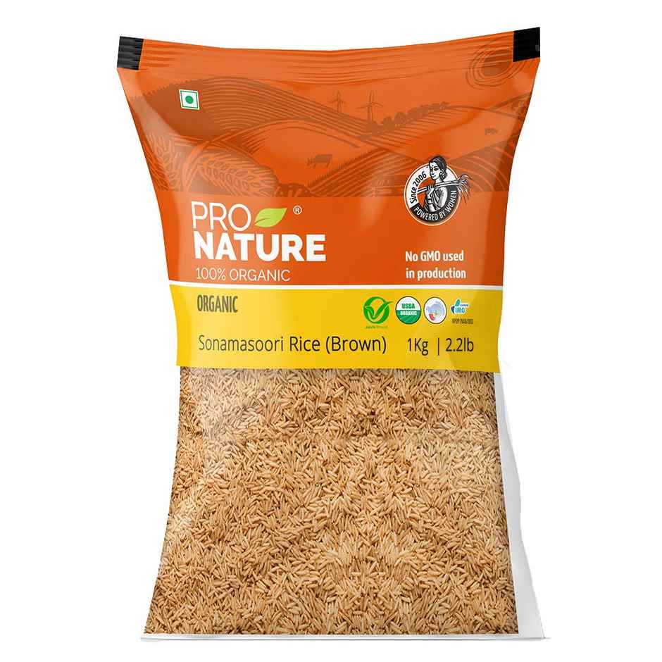 Pro Nature Organic Sonamasoori Brown Rice