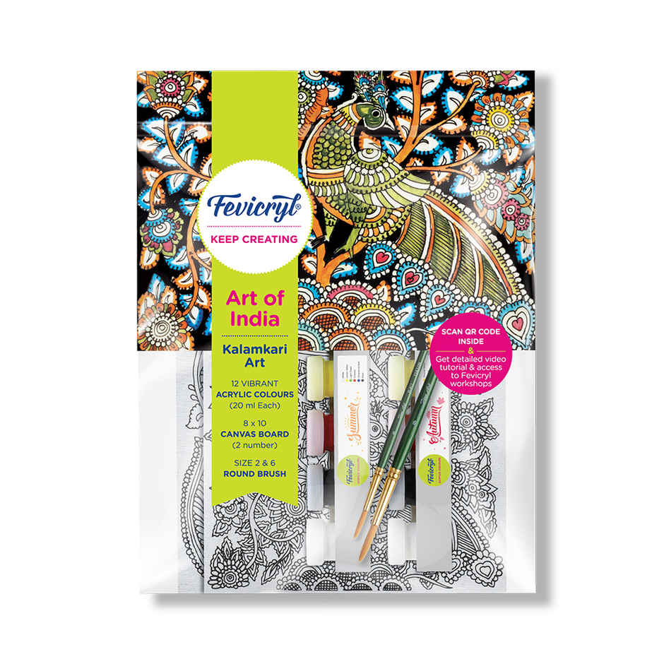 Fevicryl Diy Self Painting Art Of India Kit Kalamkari Art