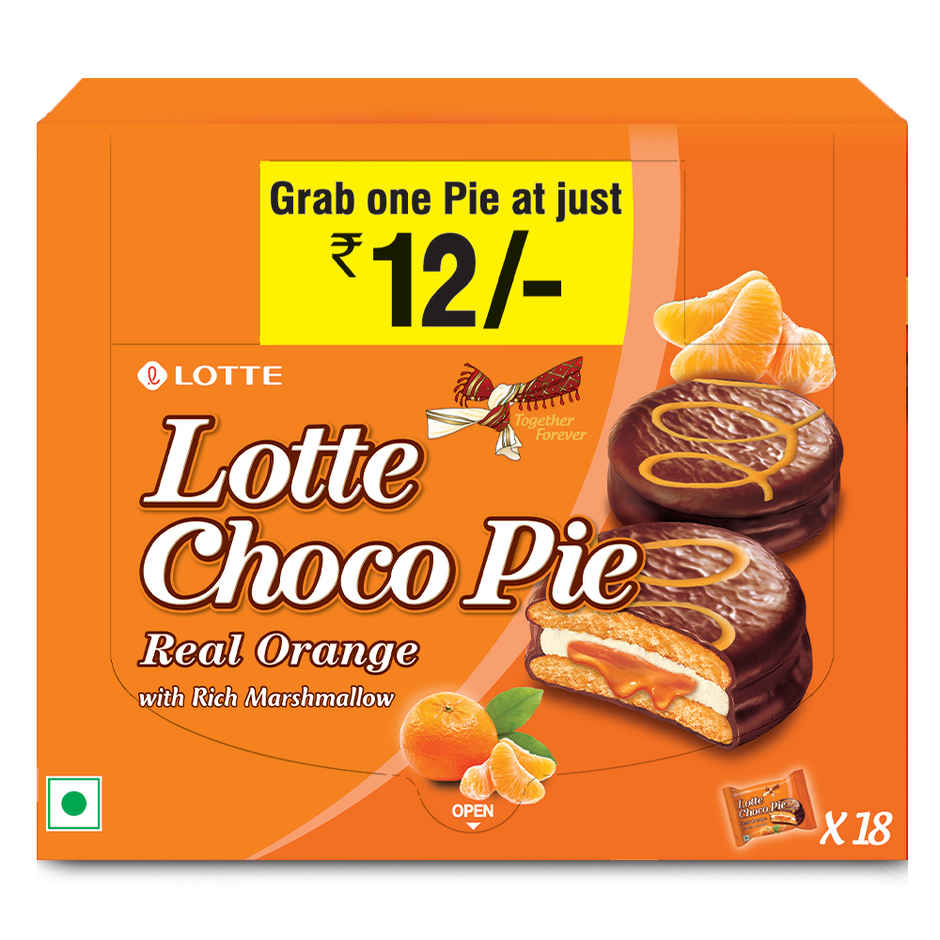 Lotte Choco Pie Orange