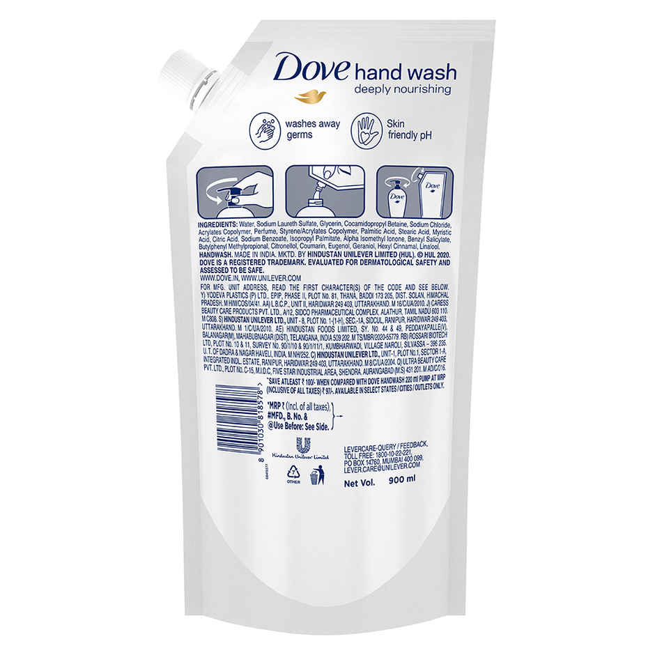Dove Deeply Nourishing Moisturising Liquid Hand Wash