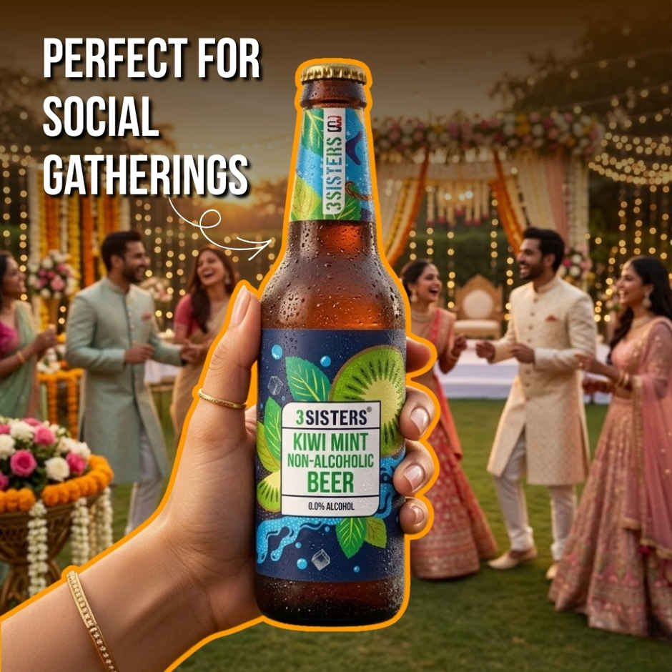 3 Sisters Kiwi And Mint Non Alcoholic Beer