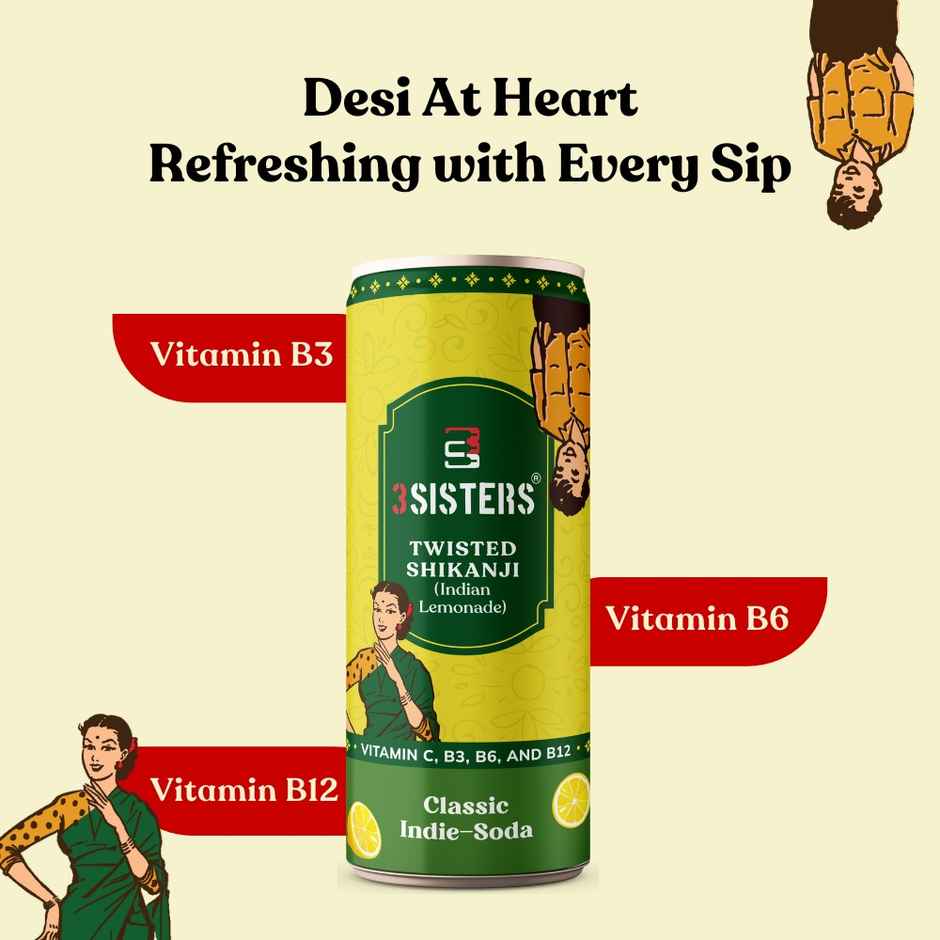 3 Sisters Shikanji Soda