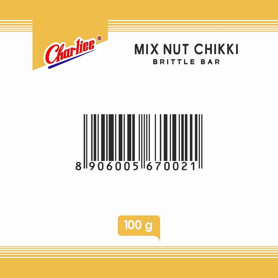 Charliee Mix Nut Chikki | Brittle Bar