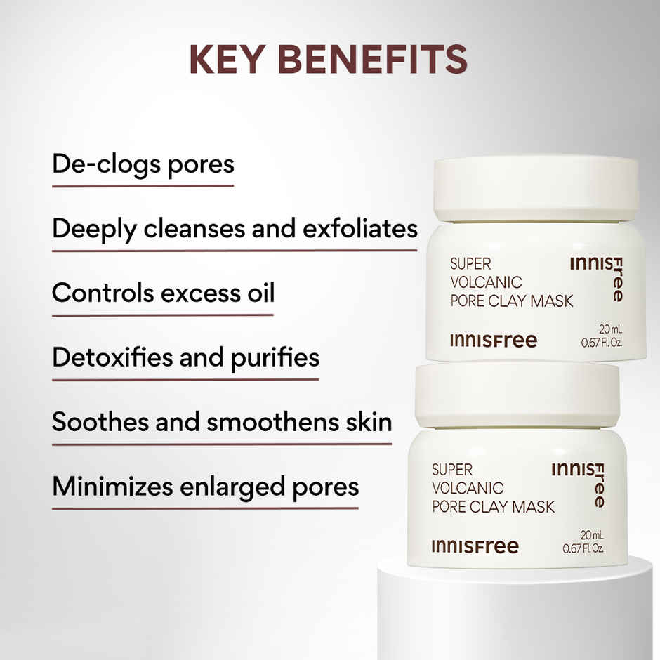 Innisfree Super Volcanic Pore Clay Mask | 20 ml